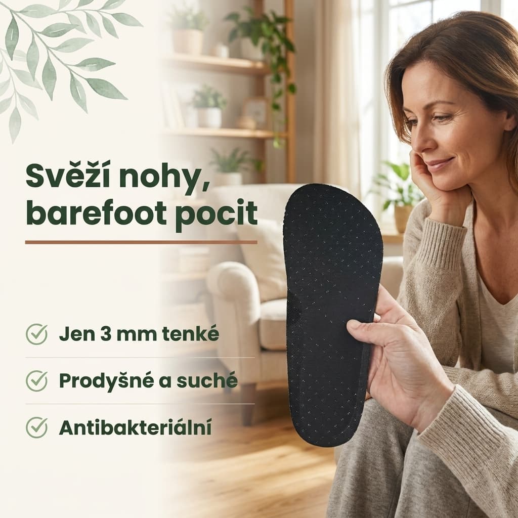 Barefoot stélky – svěží nohy, prodyšné a antibakteriální